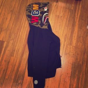 Authentic Bape hoodie zip up